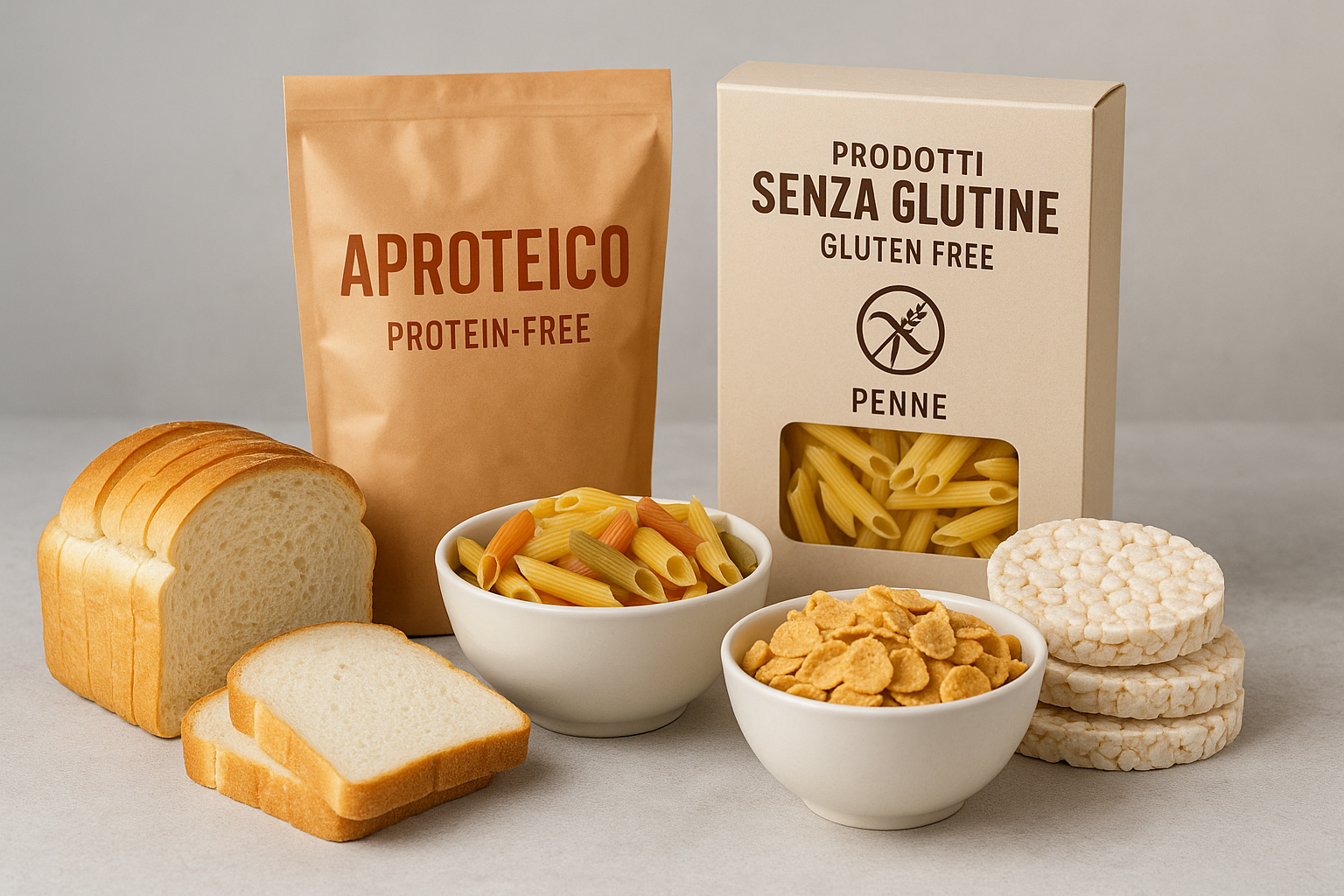 Prodotti aproteici e senza glutine